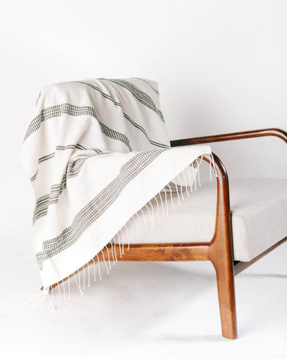 Aden Cotton Throw Blanket - Loft&Timber