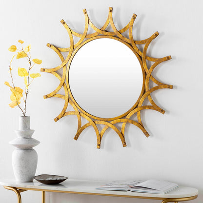 Vivi Gold Metal Mirror - Loft&Timber