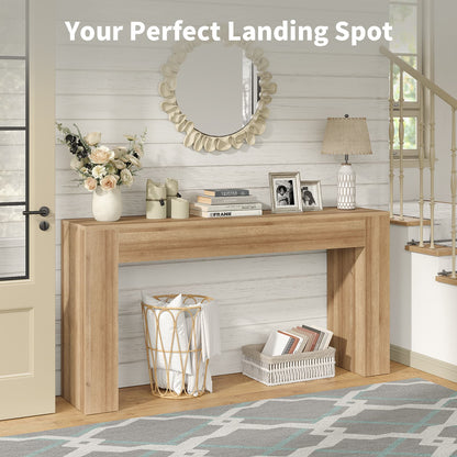 Yanosaku ST003 63" Farmhouse Console Table for Entryway & Living Room-3